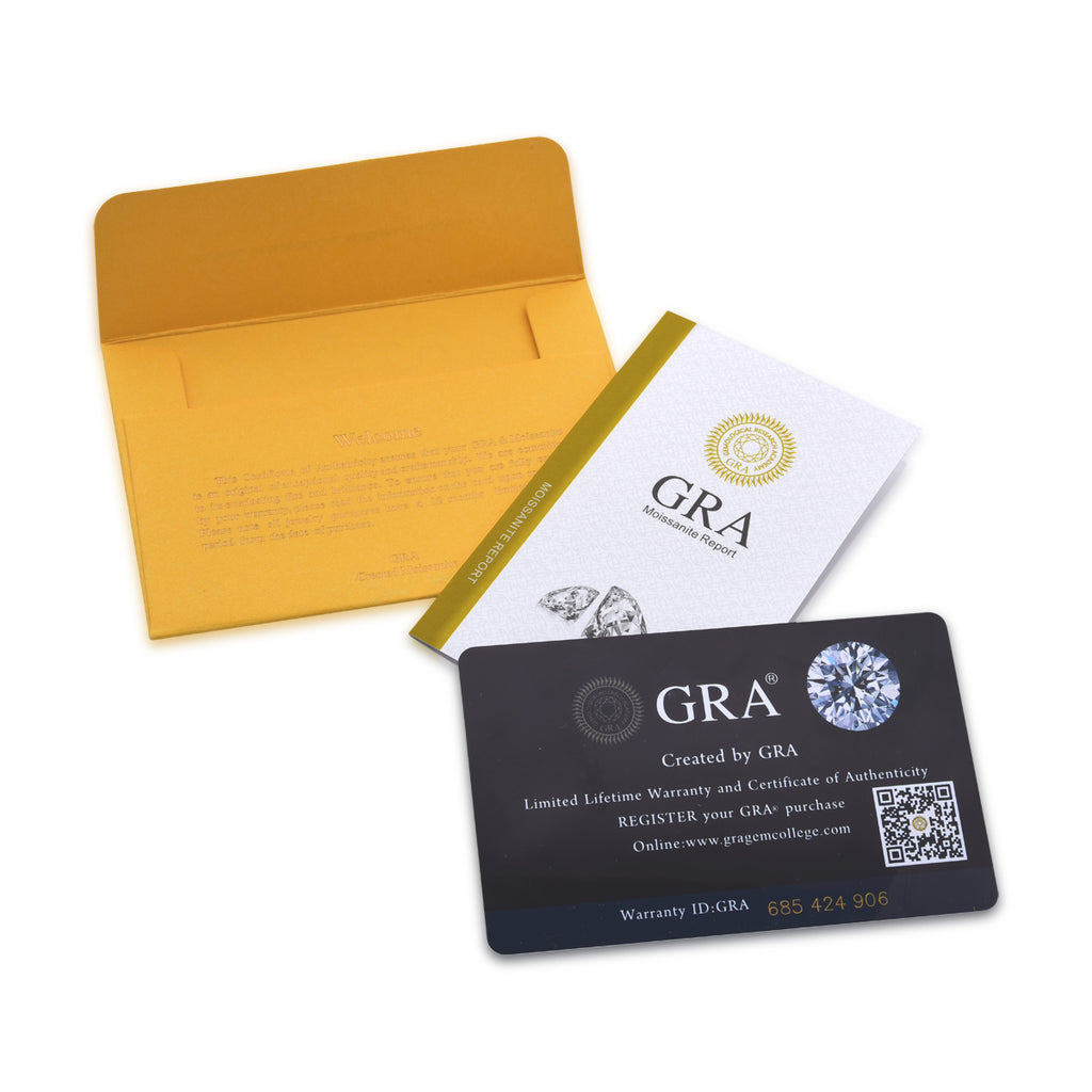 Colar Riviera Moissanite VVS1 3 Pontas em Prata com Ródio